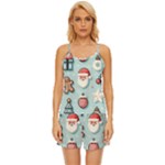 Christmas Decoration Angel Satin Pajama Short Set