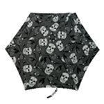 Skull Skeleton Pattern Texture Mini Folding Umbrellas
