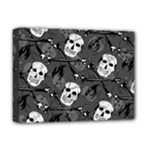 Skull Skeleton Pattern Texture Deluxe Canvas 16  x 12  (Stretched) 