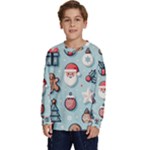 Christmas Decoration Angel Kids  Crewneck Sweatshirt