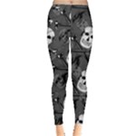 Skull Skeleton Pattern Texture Everyday Leggings 