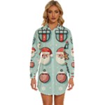Christmas Decoration Angel Womens Long Sleeve Shirt Dress