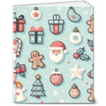 Christmas Decoration Angel 8  x 10  Softcover Notebook