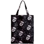 Skull Skeleton Pattern Texture Zipper Classic Tote Bag