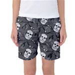 Skull Skeleton Pattern Texture Women s Basketball Shorts