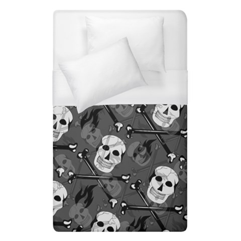 Skull Skeleton Pattern Texture Duvet Cover (Single Size) from ArtsNow.com