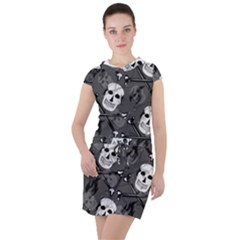 Drawstring Hooded Dress 