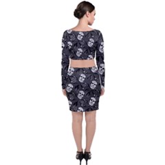 Long Sleeve Crop Top & Bodycon Skirt Set 