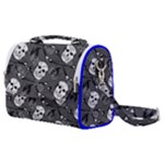 Skull Skeleton Pattern Texture Satchel Shoulder Bag