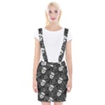 Skull Skeleton Pattern Texture Braces Suspender Skirt