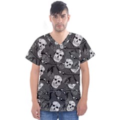 Men s V-Neck Scrub Top 