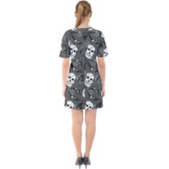 Sixties Short Sleeve Mini Dress 