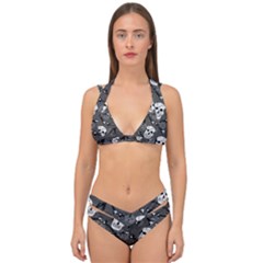 Double Strap Halter Bikini Set 
