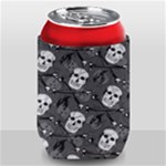 Skull Skeleton Pattern Texture Can Holder
