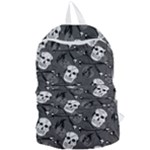 Skull Skeleton Pattern Texture Foldable Lightweight Backpack