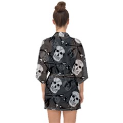 Half Sleeve Chiffon Kimono 