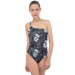 Classic One Shoulder Swimsuit 