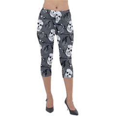 Lightweight Velour Capri Leggings  