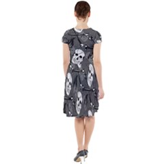 Cap Sleeve Midi Dress 