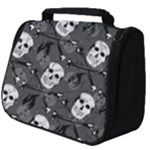 Skull Skeleton Pattern Texture Full Print Travel Pouch (Big)