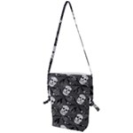 Skull Skeleton Pattern Texture Folding Shoulder Bag