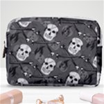 Skull Skeleton Pattern Texture Make Up Pouch (Medium)
