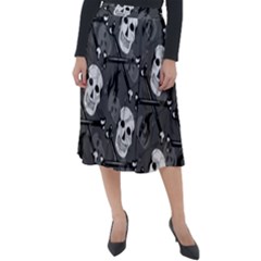 Classic Velour Midi Skirt  