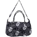 Skull Skeleton Pattern Texture Removable Strap Handbag