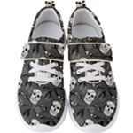 Skull Skeleton Pattern Texture Men s Velcro Strap Shoes