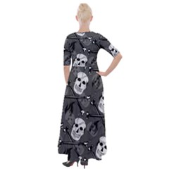 Half Sleeves Maxi Dress 