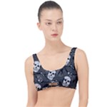 Skull Skeleton Pattern Texture The Little Details Bikini Top