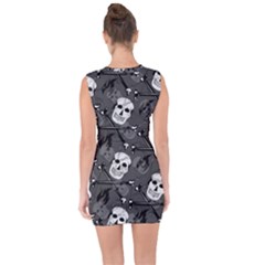 Lace Up Front Bodycon Dress 
