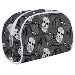 Skull Skeleton Pattern Texture Make Up Case (Medium) from ArtsNow.com