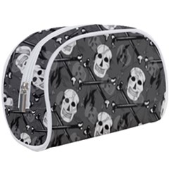 Skull Skeleton Pattern Texture Make Up Case (Large) from ArtsNow.com