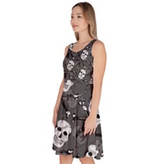 Knee Length Skater Dress With Pockets 
