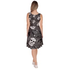 Knee Length Skater Dress With Pockets 