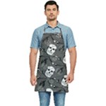 Skull Skeleton Pattern Texture Kitchen Apron