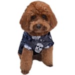 Skull Skeleton Pattern Texture Dog T-Shirt