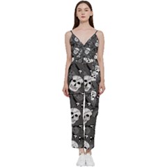 V-Neck Camisole Jumpsuit 