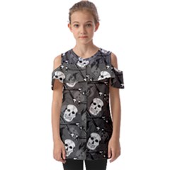 Fold Over Open Sleeve Top 