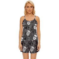 Satin Pajama Short Set 