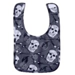 Skull Skeleton Pattern Texture Baby Bib