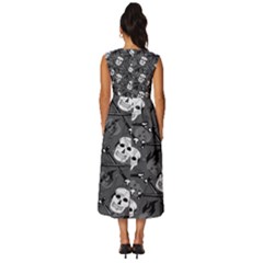 Sleeveless Round Neck Midi Dress 