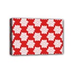 Christmas Snowflakes Background Pattern Mini Canvas 6  x 4  (Stretched)