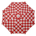 Christmas Snowflakes Background Pattern Straight Umbrellas