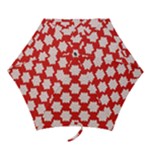 Christmas Snowflakes Background Pattern Mini Folding Umbrellas