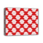 Christmas Snowflakes Background Pattern Deluxe Canvas 14  x 11  (Stretched)