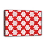 Christmas Snowflakes Background Pattern Deluxe Canvas 18  x 12  (Stretched)