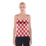 Christmas Snowflakes Background Pattern Spaghetti Strap Top