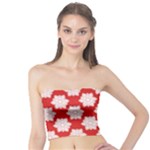 Christmas Snowflakes Background Pattern Tube Top